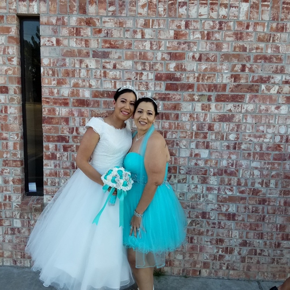 Morilee two piece wedding dress - Picture 2 of 8